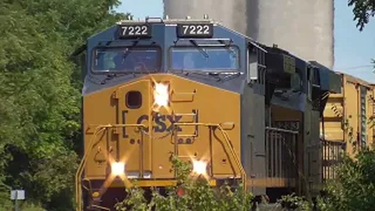 CSX M363 Manifest Mixed Freight Train from Marion, Ohio August 21, 2022