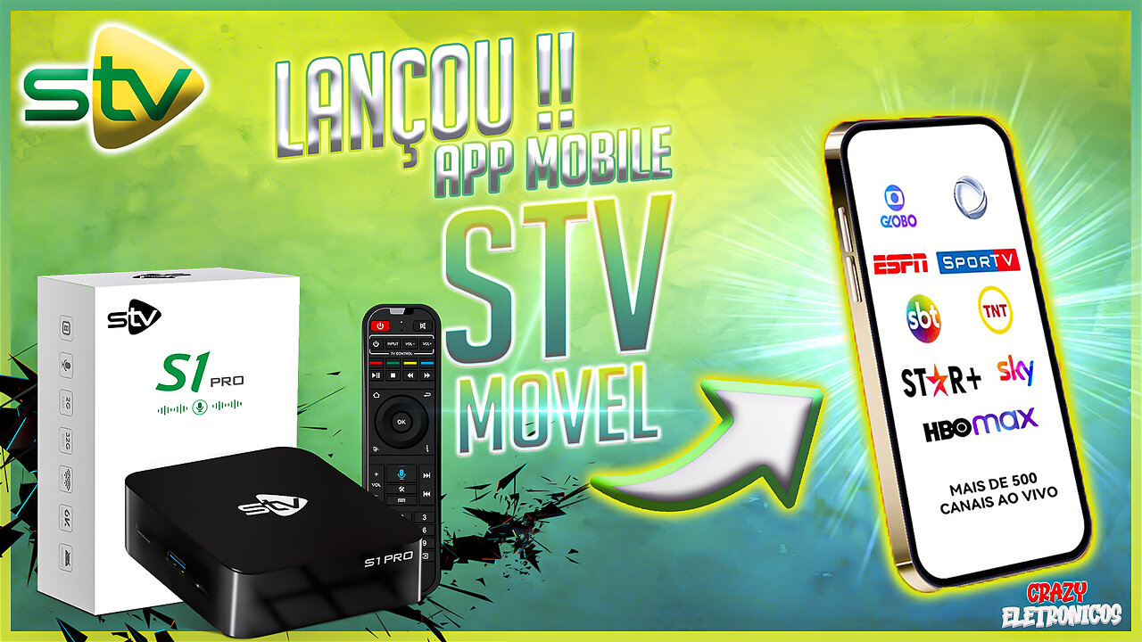 LANÇOU! NOVO APLICATIVO MOBILE STV EM 2023