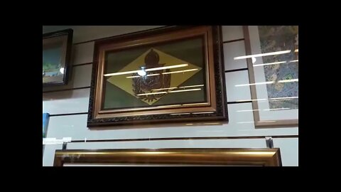 Quadro da Monarquia ainda na Basílica da Aparecida