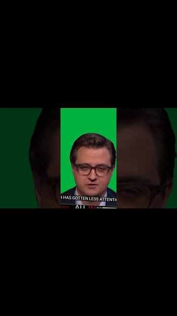 Green Screen –MSBC saying conspiracy