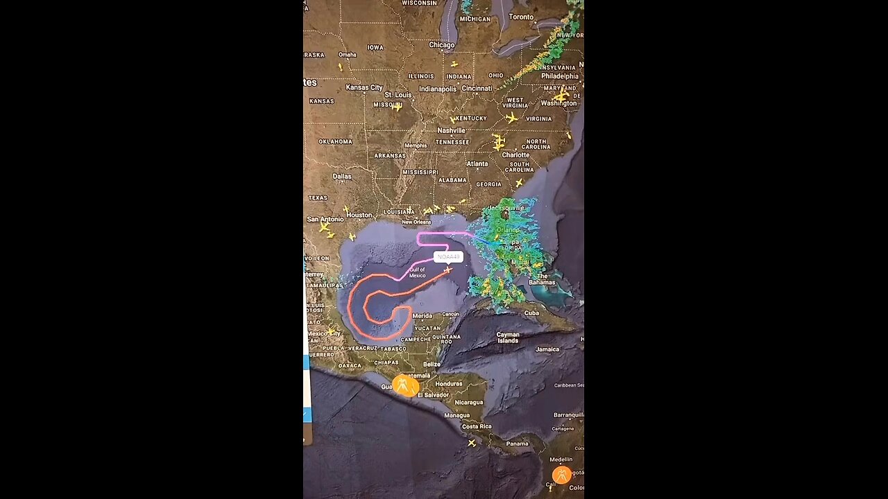 Weird Flight Path Before Hurricane Milton