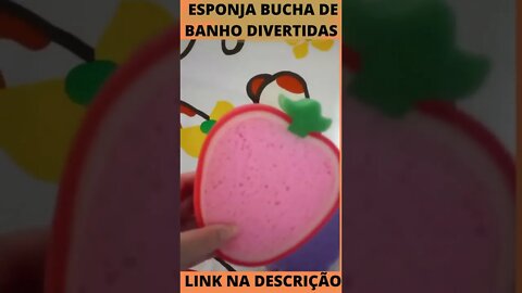 Esponja Bucha De Banho Divertidas Frutas Variadas - TOP