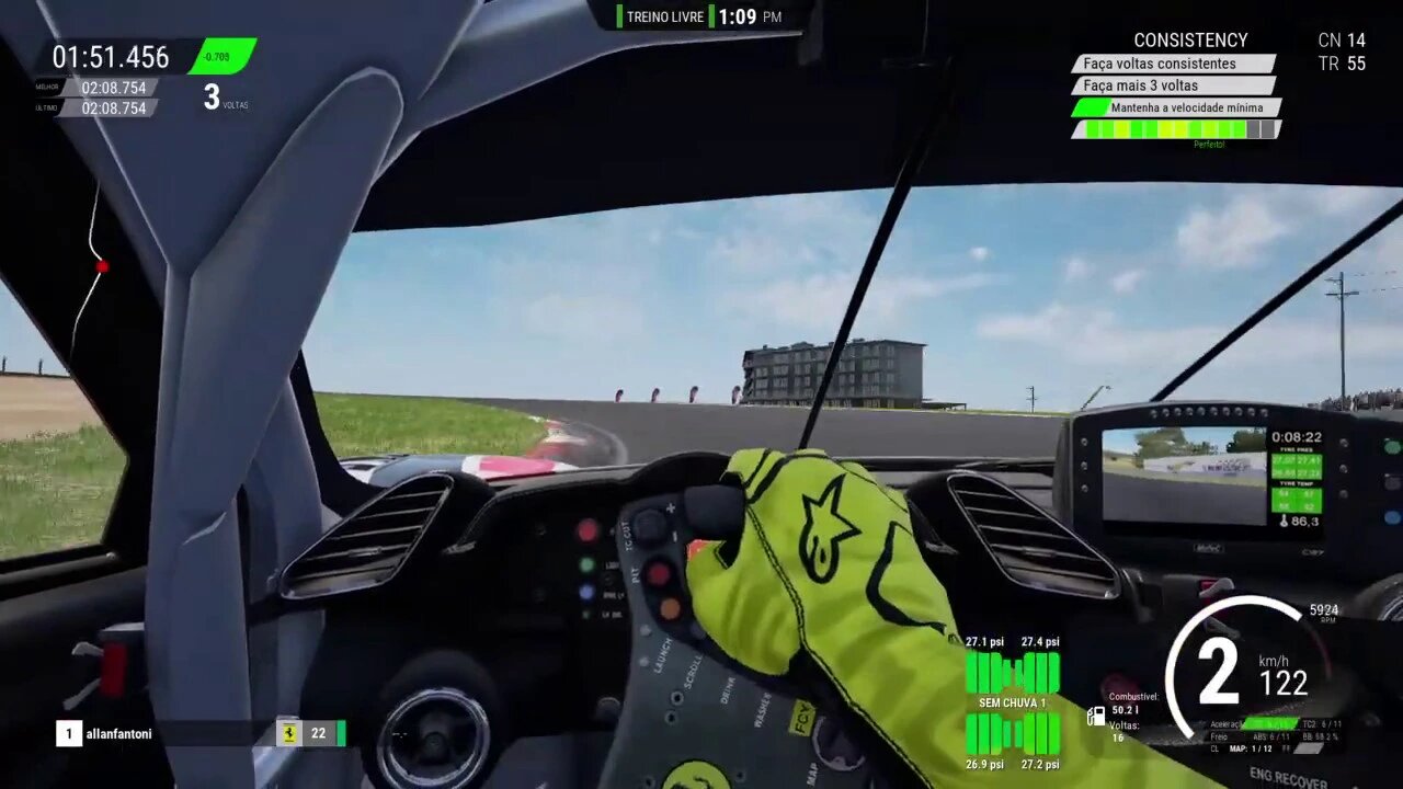 [ACC - PS4] Mount Panorama - #22 WTM Racing 488 GT3 - Track Test