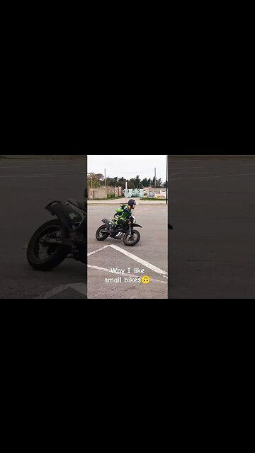 Why I like small bikes #motorcycles #motorcycleriders #bike #ridertraining #motorcycletraining