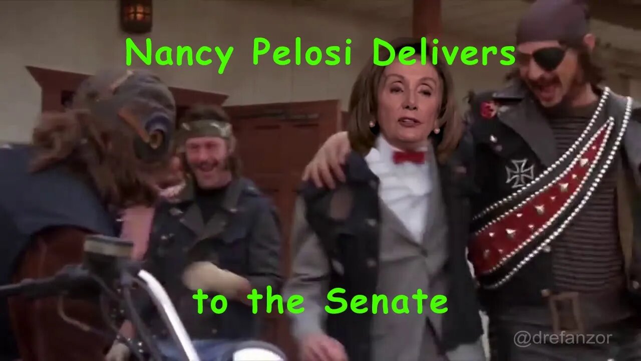 Nancy Pelosi delivers the Articles of Impeachment to the Senate