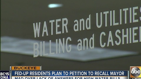 Water rate hike sparks outrage, formal petition from Buckeye residents