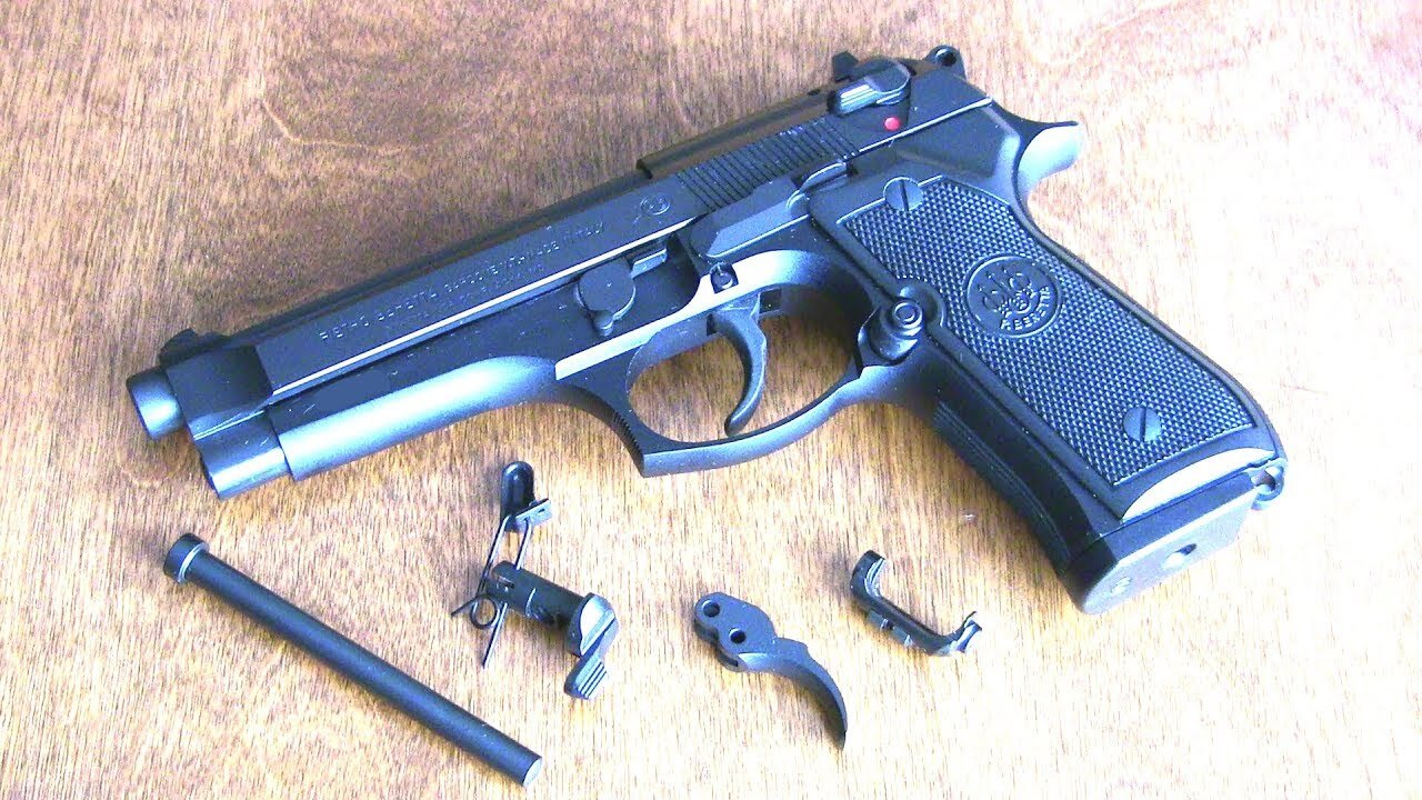 Beretta 92 FS steel parts upgrade