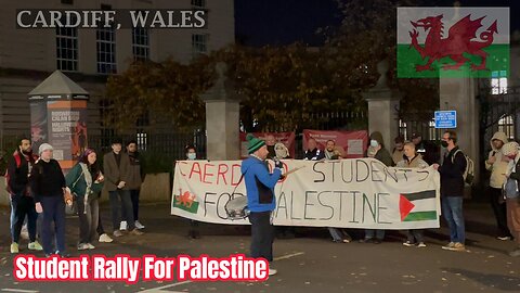 Student Rally For Palestine, Cardiff University