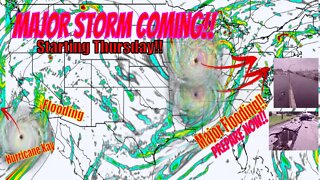 Growing Major Storm Bringing More Extreme Flooding!! - The WeatherMan Plus