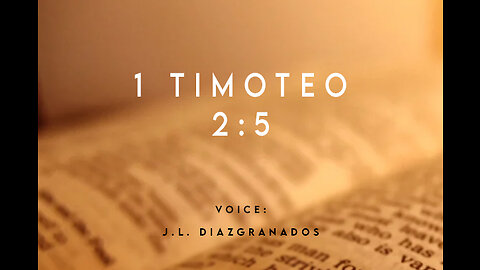 1 Timoteo 2:5