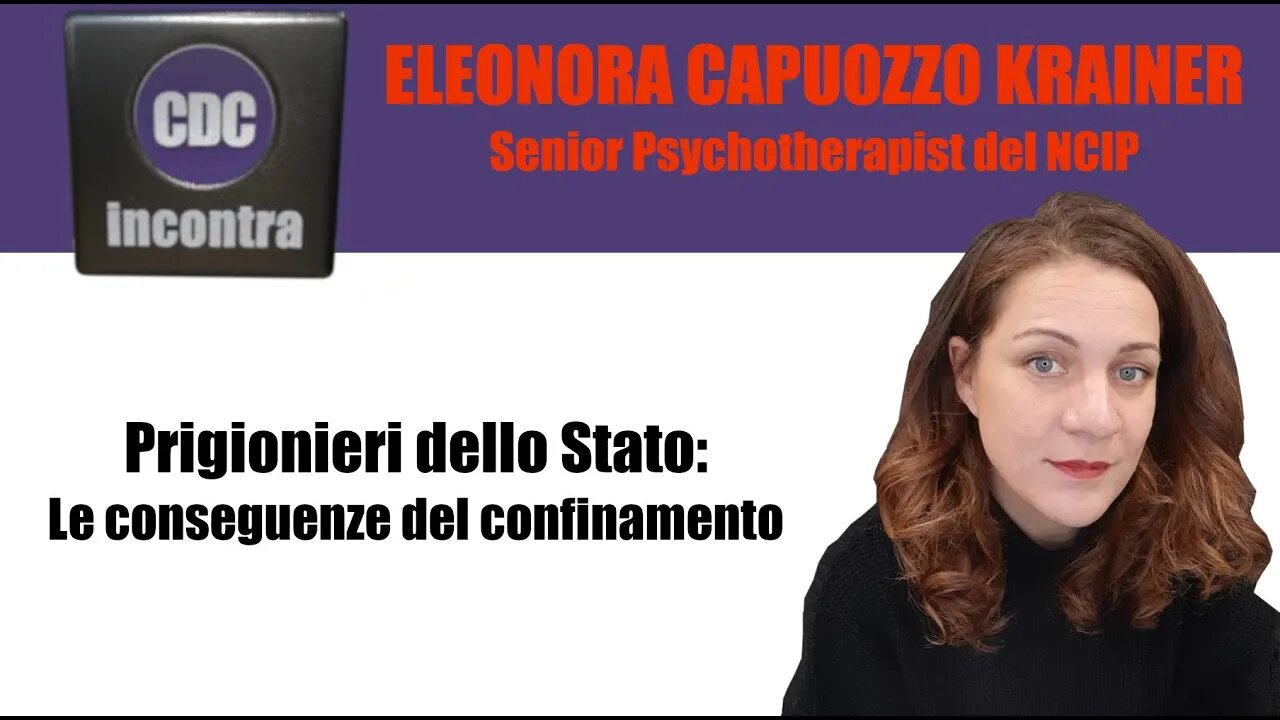 Prigionieri dello Stato - CDC Incontra - Eleonora Capuozzo Krainer