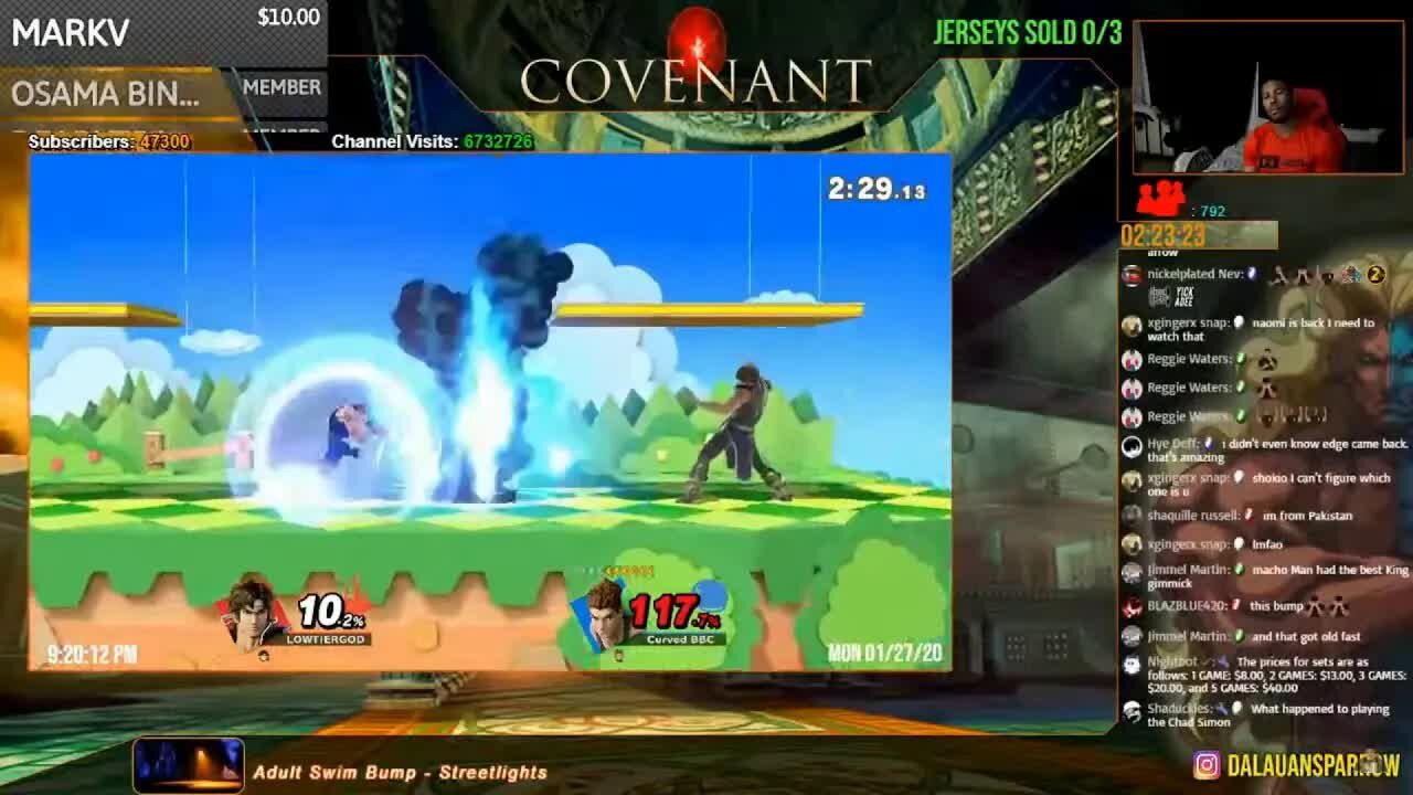 LowTierGod Blocks a Donator After Beating him in Smash [LowTierVile Reupload]