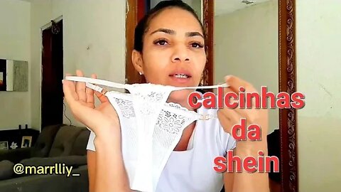 minhas calcinhas da shein