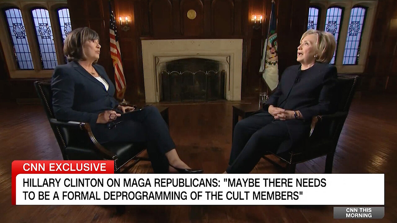 Hillary Clinton: "Maybe There Needs To Be A Formal Deprogramming" Of Trump Cult Members