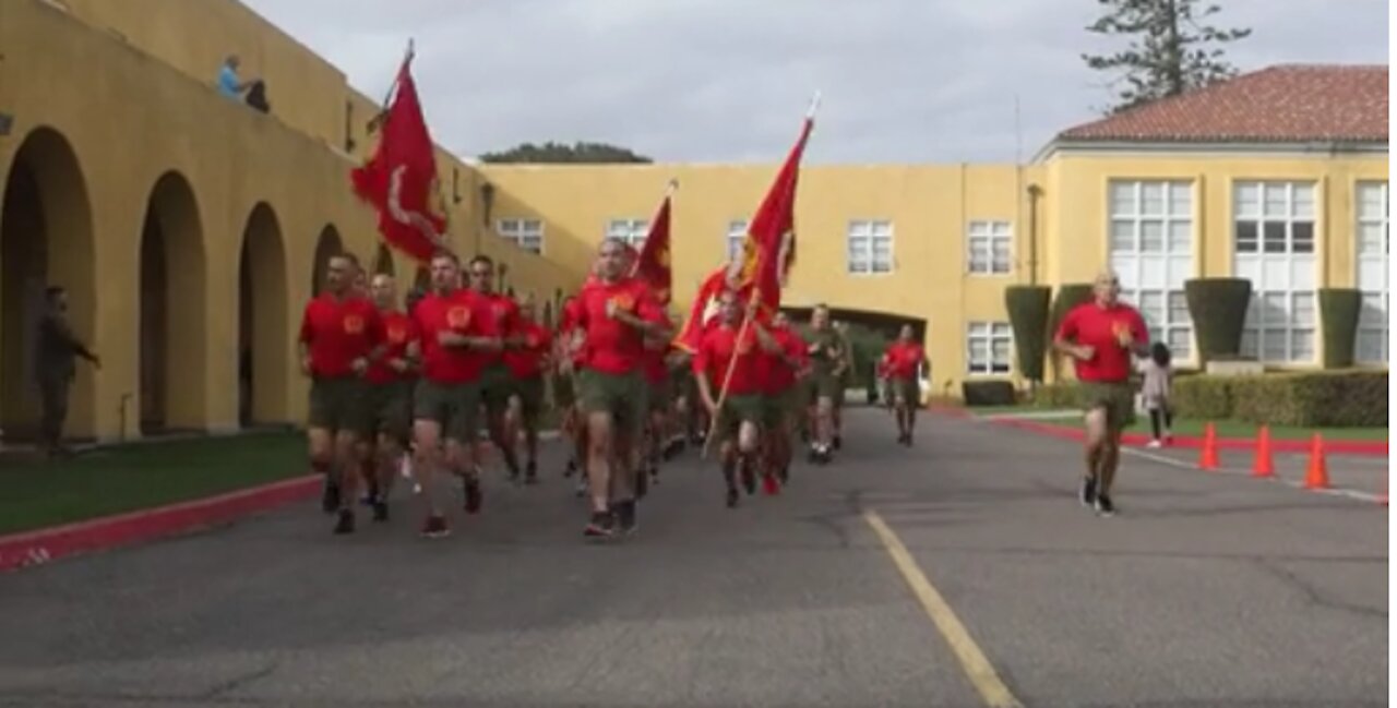 Alpha Company Motivational Run