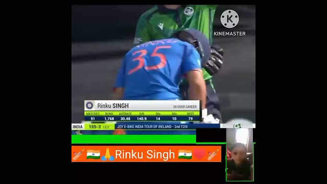 ❤️♥️🏏🇮🇳🙏Rinku Singh Good finishing 🇮🇳❤️🏏🙏