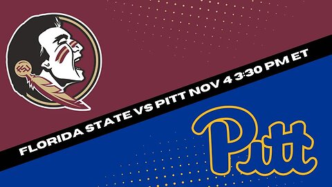 Florida State vs Pittsburgh Predictions and Odds - Seminoles vs Panthers Picks (2023-11-04)