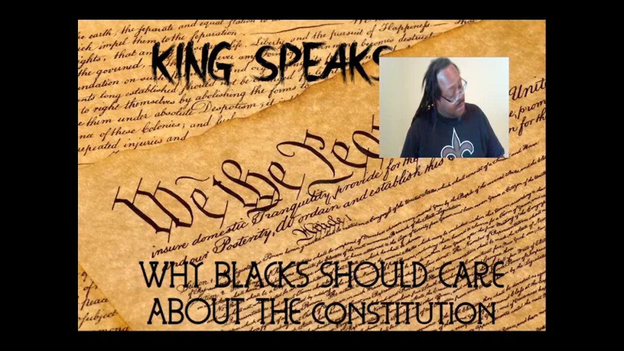 King Speaks on The Constitution