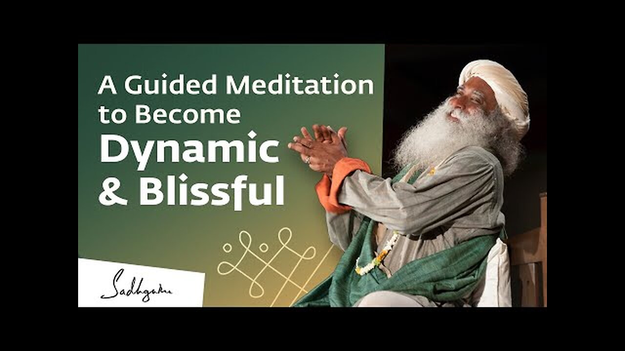 Margazhi Mantra * A Guided Meditation Process to Become Dynamic & Blissful * Sadhguru