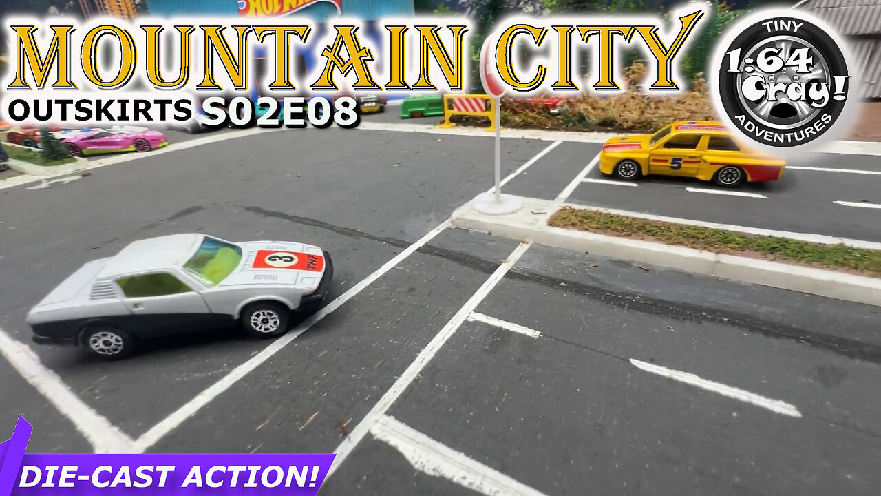 Mountain City Outskirts S02E08 - matchbox hotwheels BMW motormax minigt tarmacworks Triumph TR7