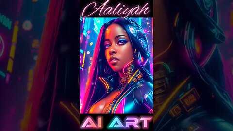 Aaliyah Ai Art Edition #aaliyah #music #shorts