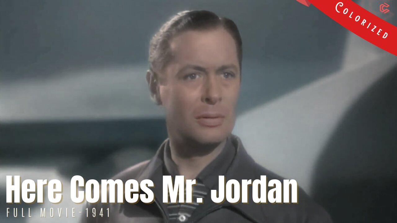 Here Comes Mr. Jordan (1941) | Colorized | Robert Montgomery | Fantasy Romantic Comedy | Subtitled