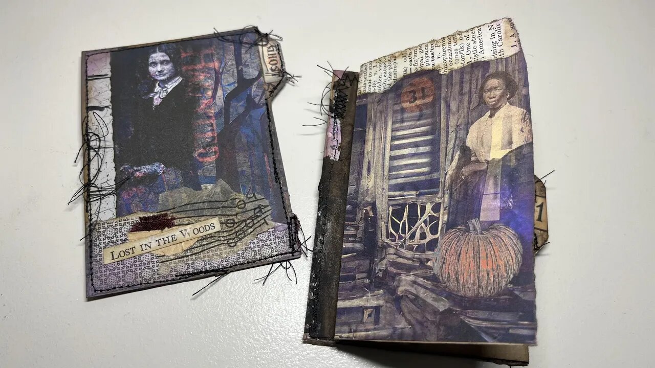 Part #2 Spooky Past File Tab Mini Hinge Journal And Chit Chat With Megan