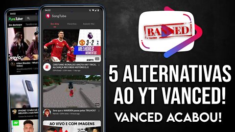 YT VANCED ACABOU! | 5 ALTERNATIVAS PARA O YT VANCED