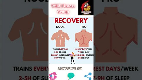 🔥Recovery🔥#shorts🔥#wildfitnessgroup🔥31 July 2022🔥