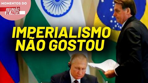 Bolsonaro é criticado por imprensa burguesa por visita à Rússia | Momentos do Reunião de Pauta