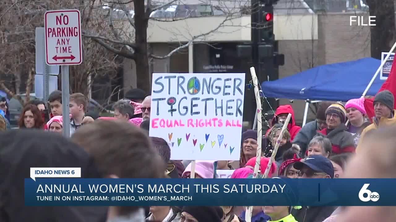 Idaho Women's March 2022 taking place this weekend