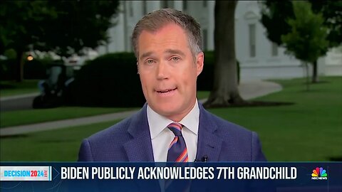 NBC Treats It As "Breaking News" That Joe Biden Finally Acknowledges Existence Of His Own Grandchild