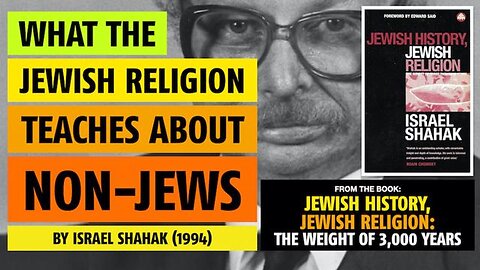 What The Jewish Religion Teaches About Non-Jews