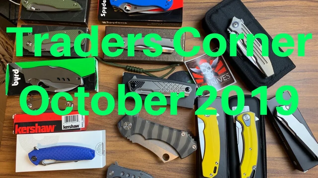 Traders Corner October 2019