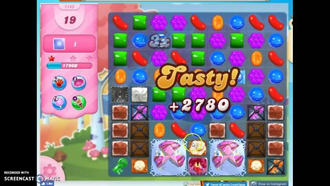 Candy Crush Level 1143 Audio Talkthrough, 3 Stars 0 Boosters