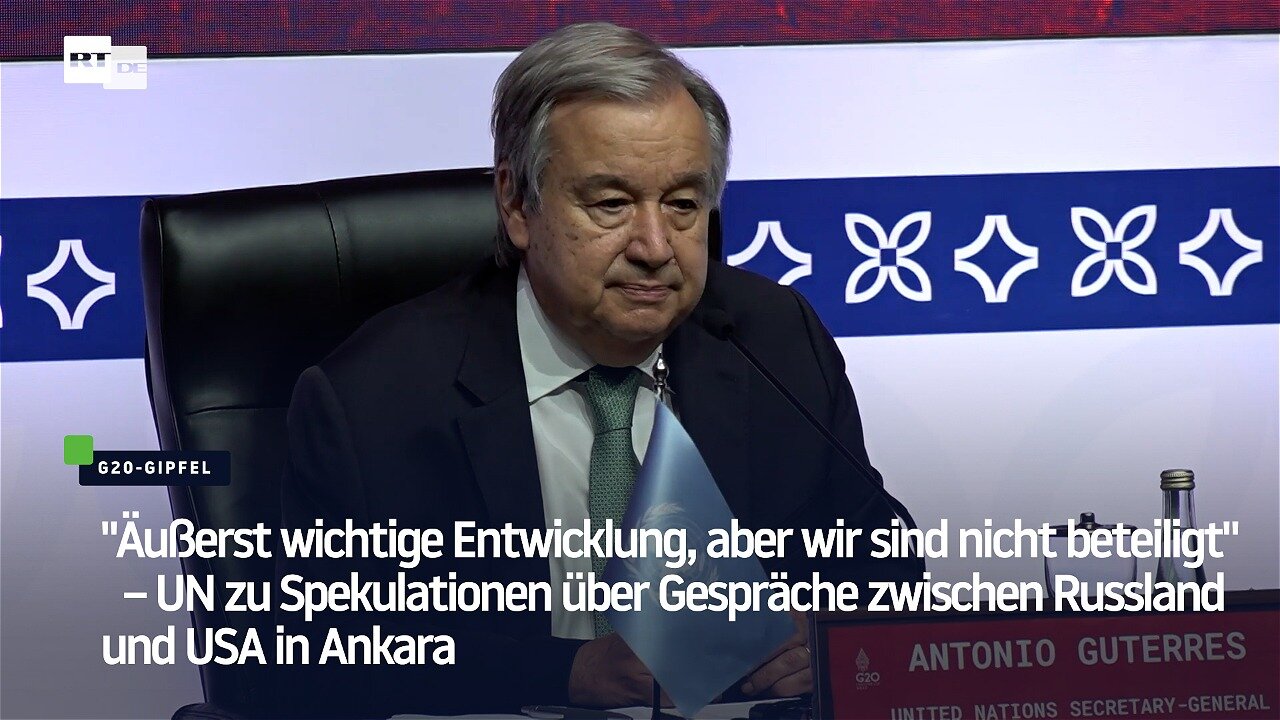 "Äußerst wichtige Entwicklung, aber wir sind nicht beteiligt" – UN über Russland- und USA-Gespräche