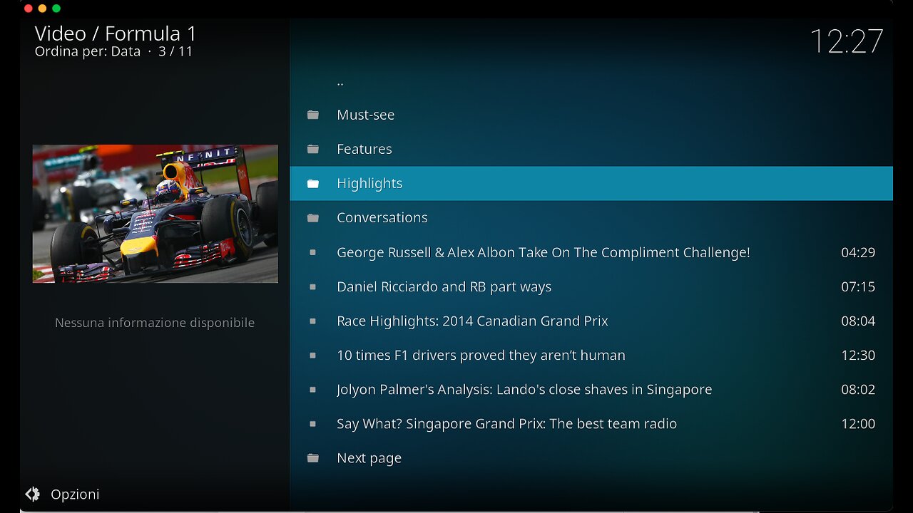 Formula 1 Kodi add-on: guida all’installazione