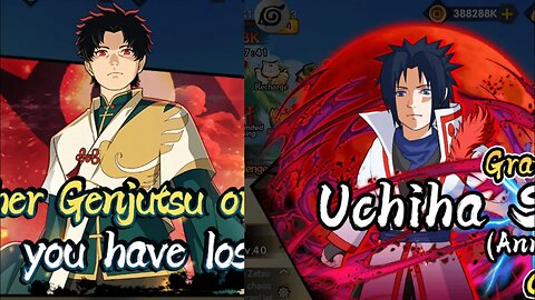 Ultimate Blazing Ninja Top Shisuo Uchiha & Sasuke Uchiha Get