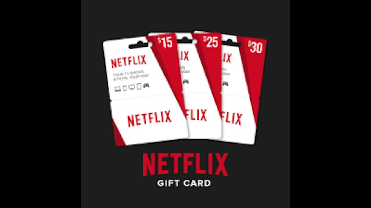 Gift card neftflix account giveaway