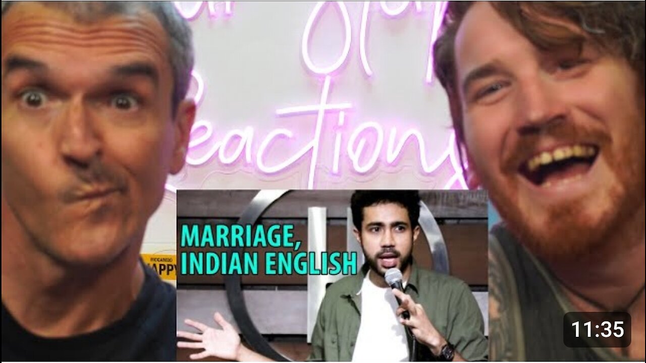 Abhishek Upmanyu - Marriage & Indian English Stand Up Comedy REACTION!!