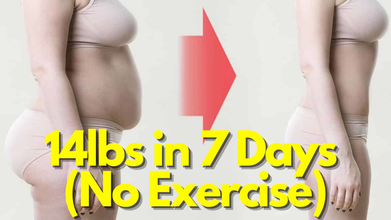 How To Lose Belly Fat Without Exercising - NEW “Red Juice” Ritual - 14lbs in 7 Days (No Exercise)