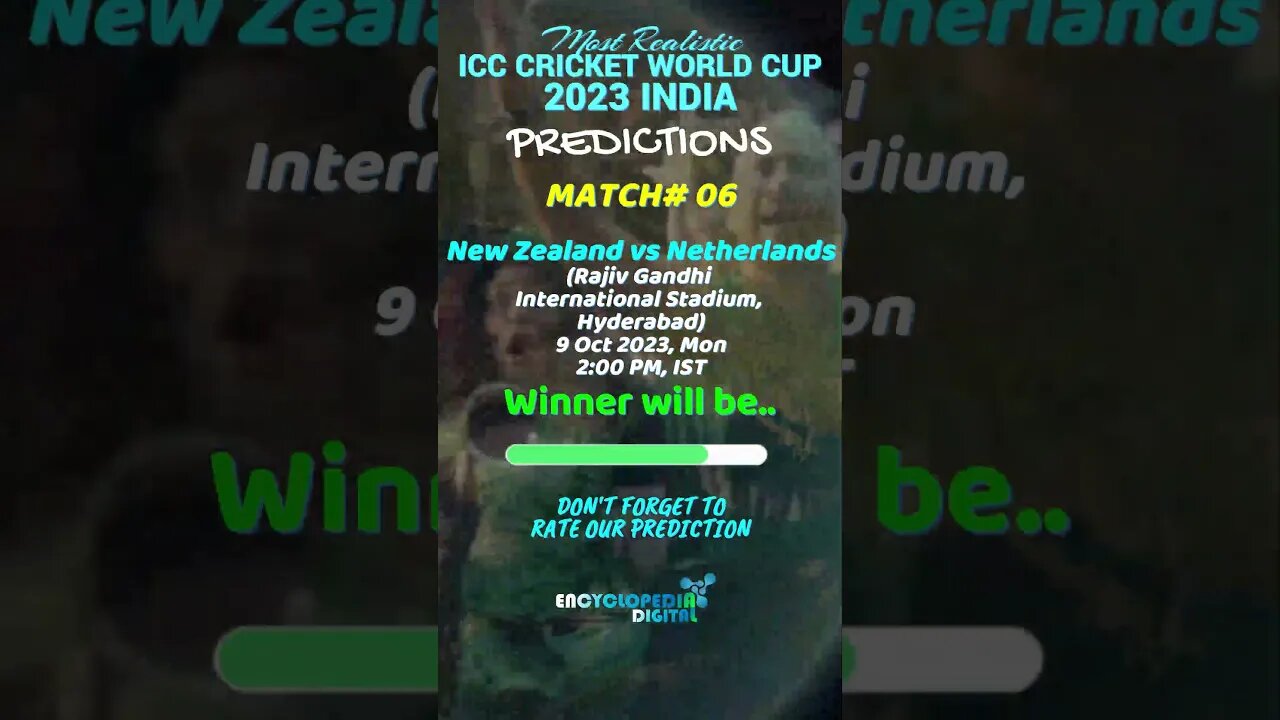 ICC World Cup 2023 Match 6 Prediction | New Zealand vs Netherlands Match Prediction #CWC23Prediction