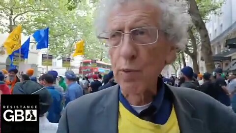 Piers Corbyn attends Panjab Referendum #NoFarmersNoFood Protest in London August 15th 2021