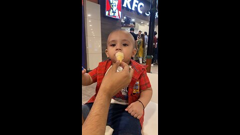 Baby Enjoy Icecream