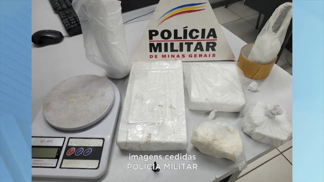 Cidade de Ipatinga: polícia encontra 2 quilos de cocaína durante operação