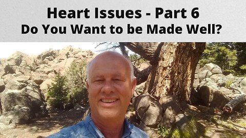 Heart Issues – Part 6 ~ Do You Want to be Made Well?