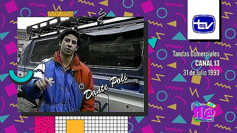 Tandas Comerciales Canal 13 (31 de Julio 1993)