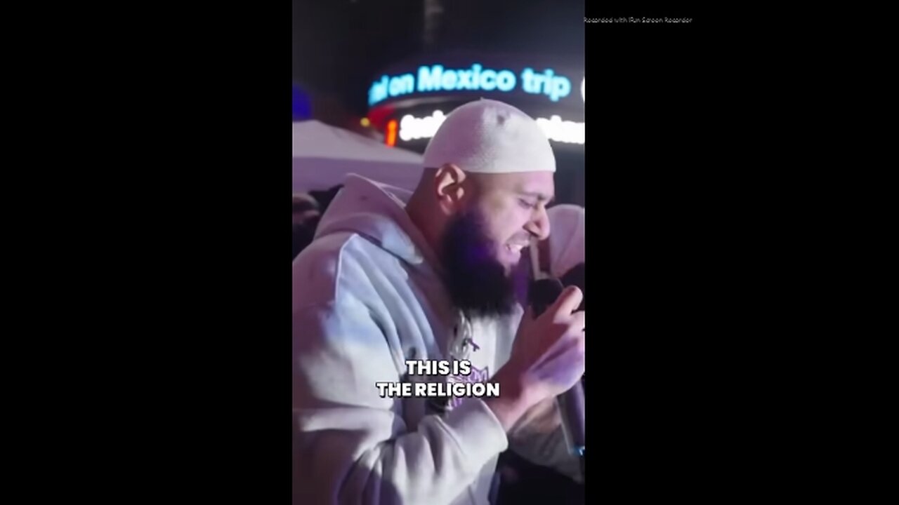 MUSLIMS PROTEST IN NEW YORK CITY'S TIMES SQUARE - "WE WILL NOT STOP UNTIL ISLAM IS IN EVERY HOME - VIDEO 1 min.