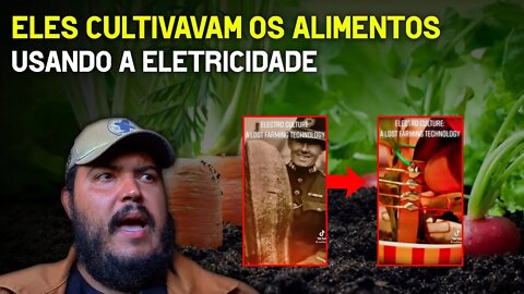 Eles cultivavam alimentos usando a eletricidade