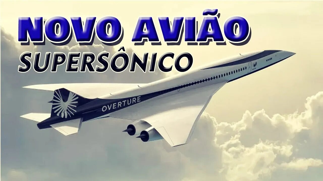 NOVO AVIÃO SUPERSONICO COMERCIAL